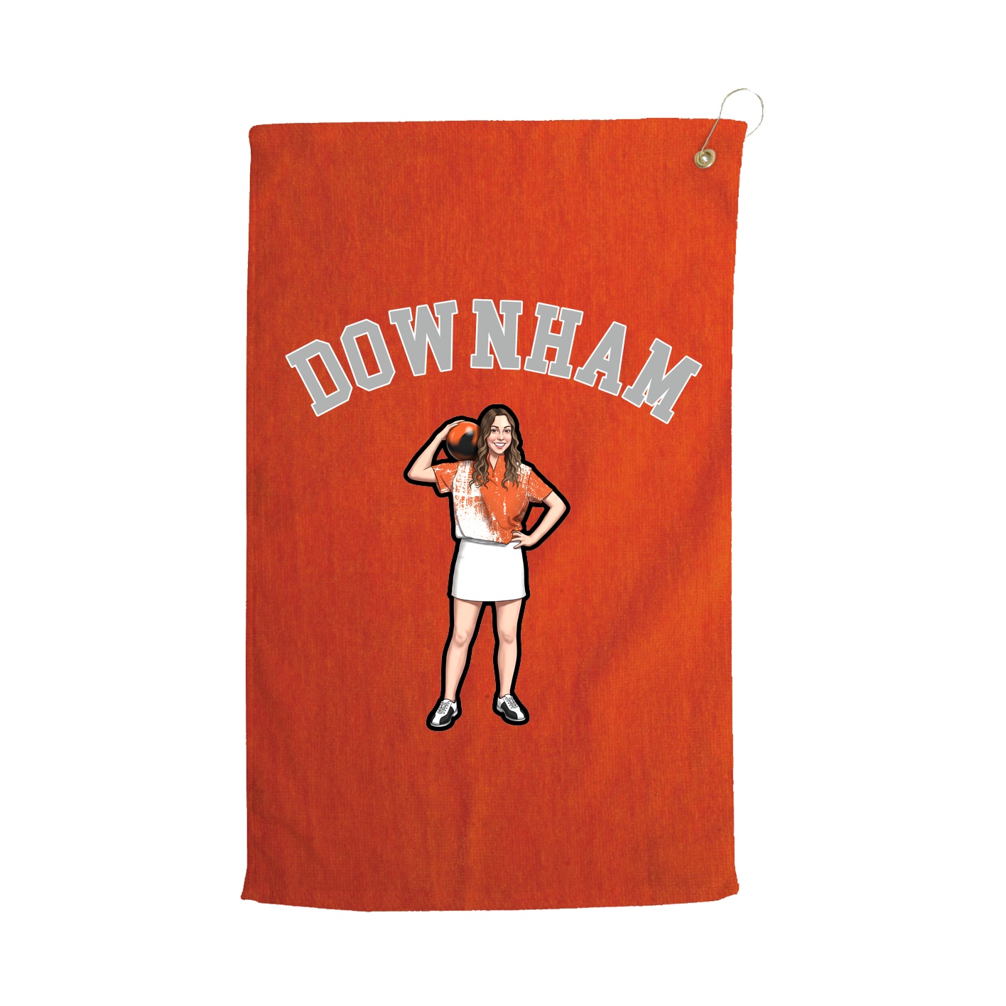 Golf Towel — Shirsey Arch in Orange