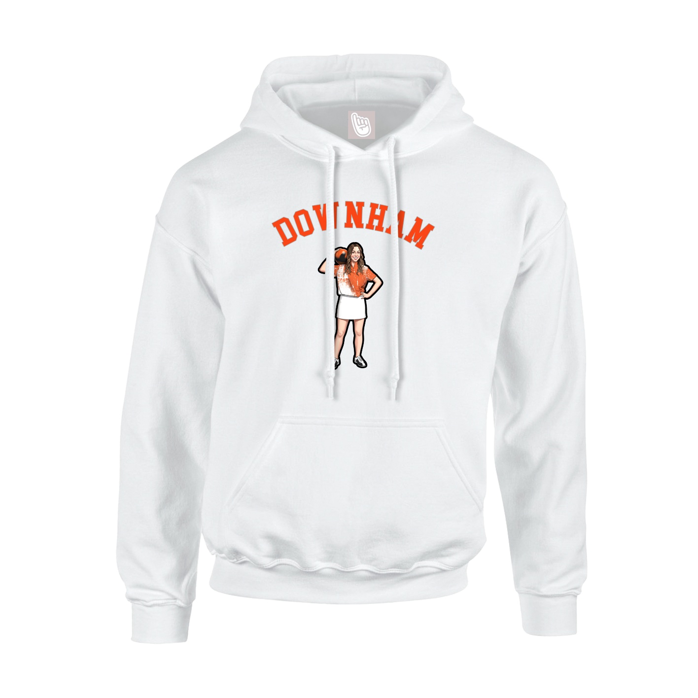 Hoodie — Shirsey Arch in White