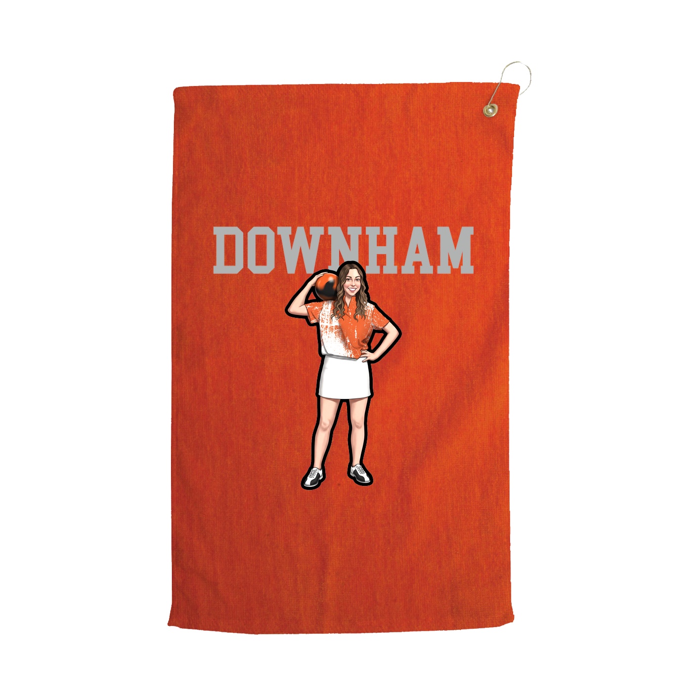 Golf Towel — Shirsey in Orange