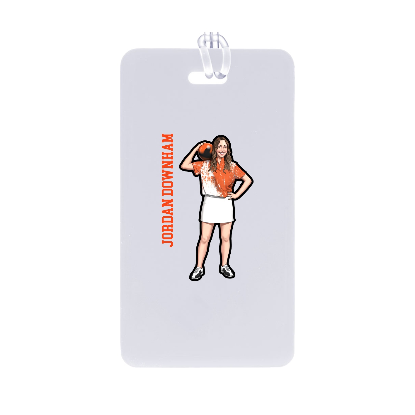Bag Tag — Name Vertical in Classic