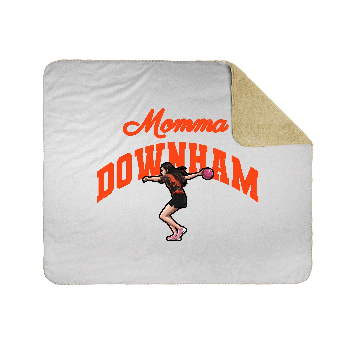 Throw Blanket — Mothers Day Arch in White