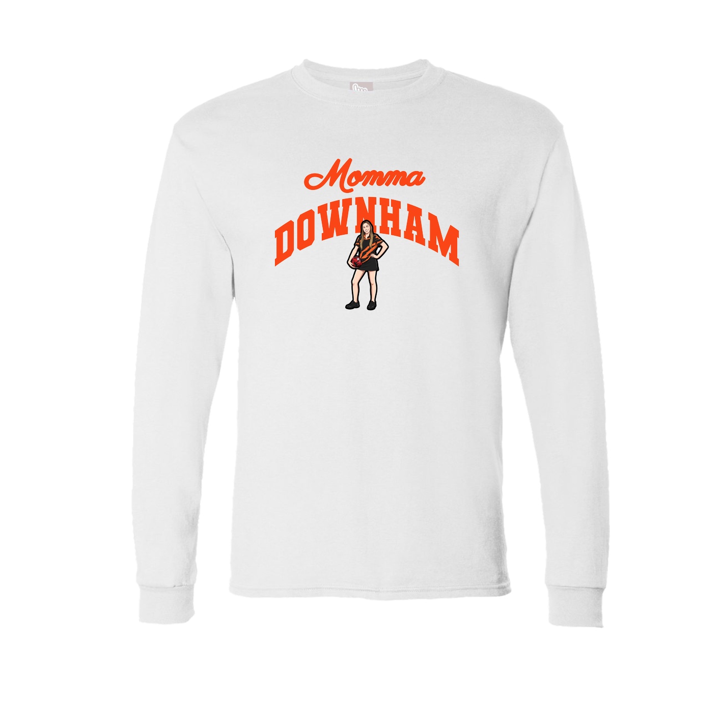 Long Sleeve Tee — Mothers Day Arch in White