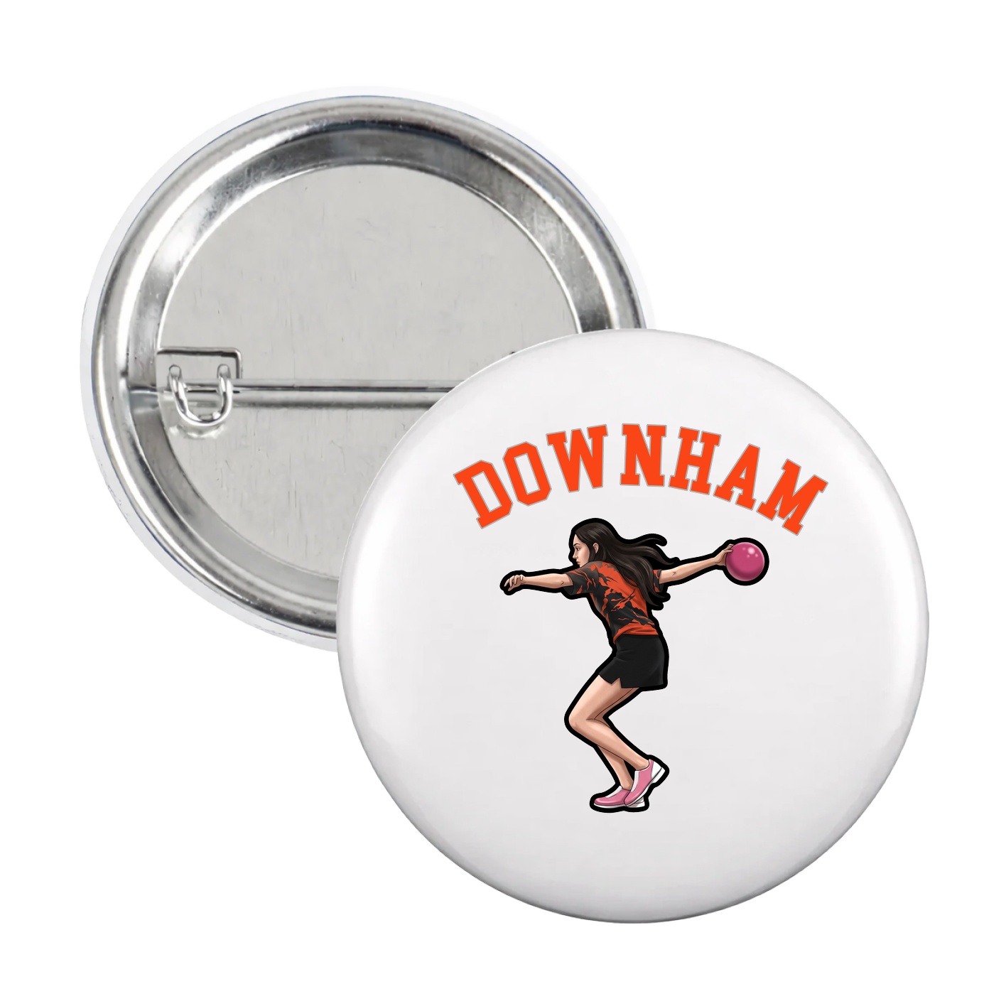 Game Day Button — Shirsey Arch in White