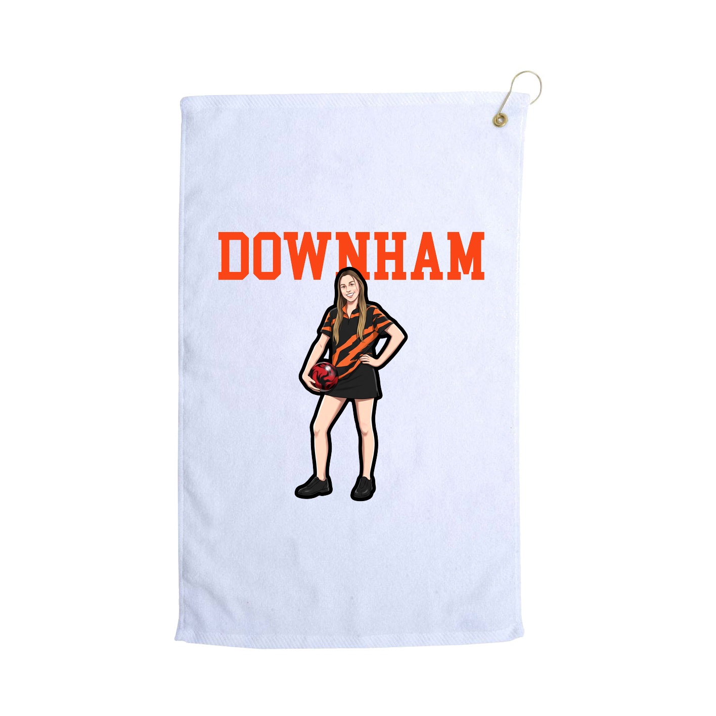 Golf Towel — Shirsey in White