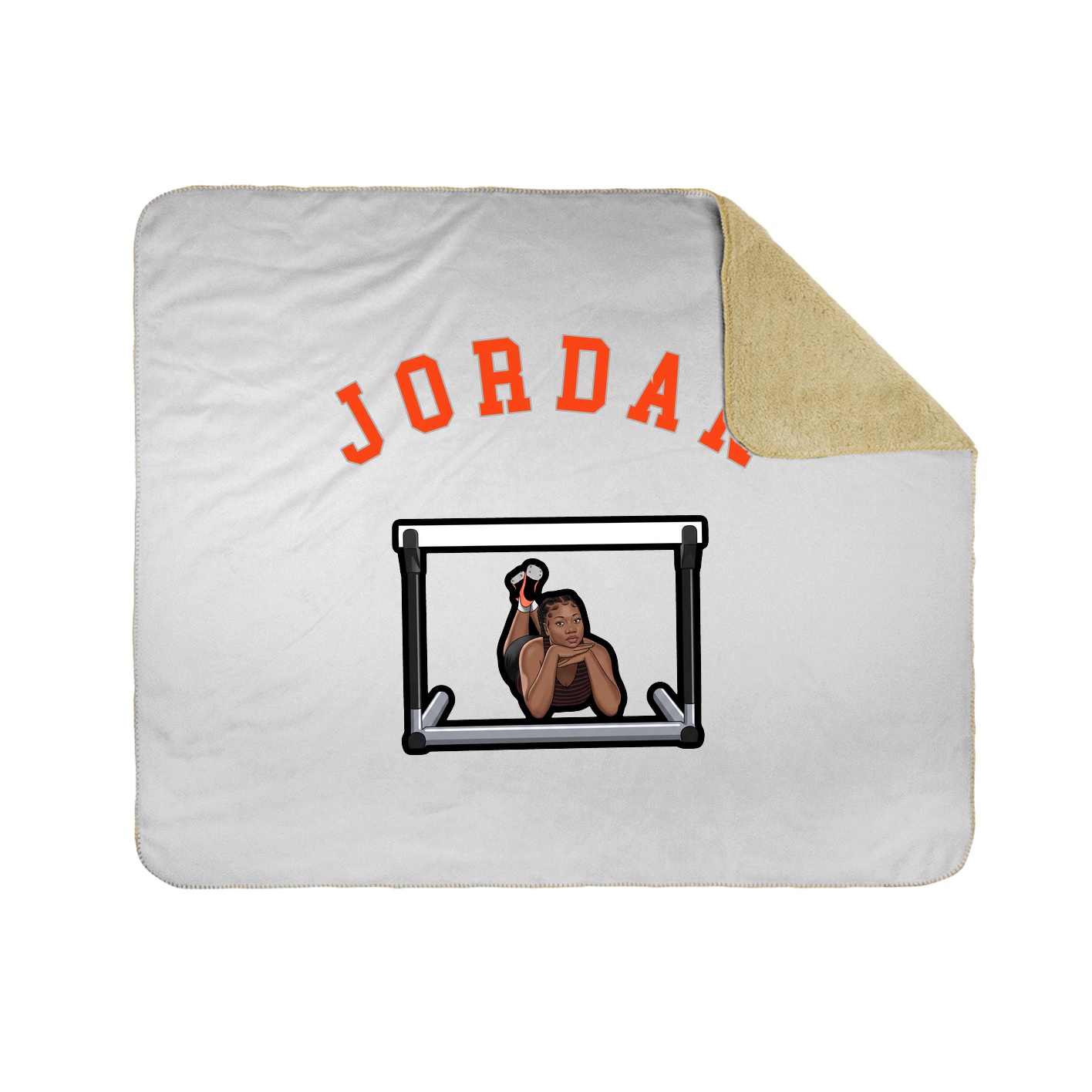 Throw Blanket — Shirsey Arch in White
