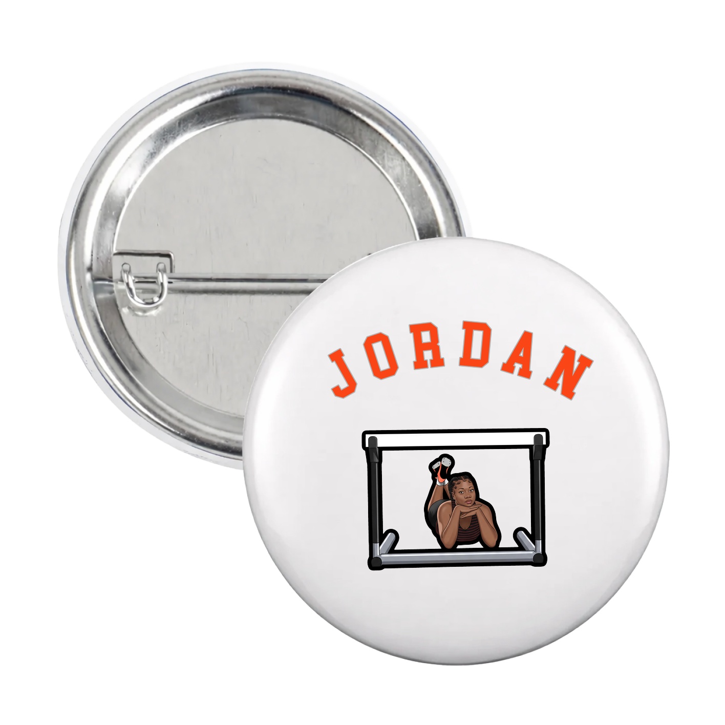 Game Day Button — Shirsey Arch in White