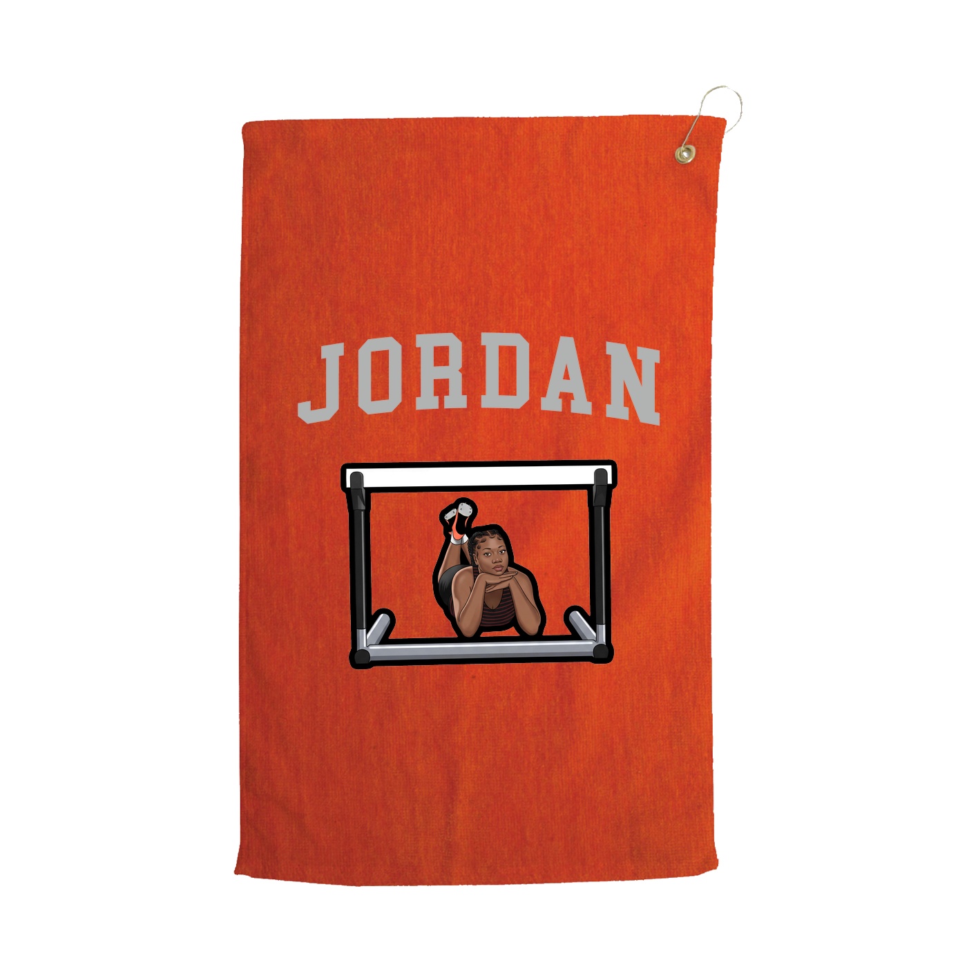 Golf Towel — Shirsey in Orange
