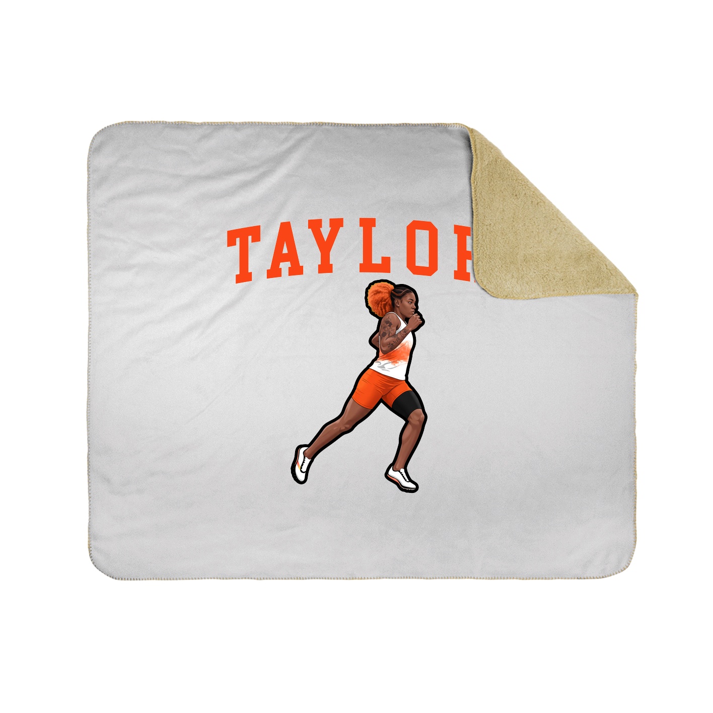 Throw Blanket — Shirsey in White