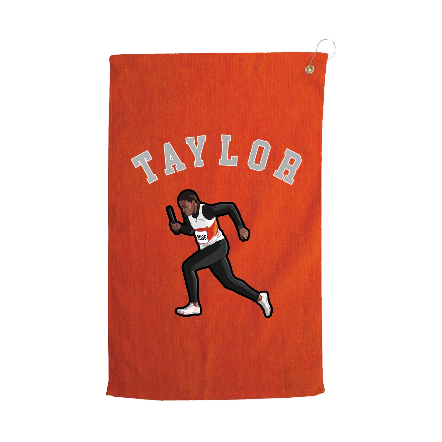 Golf Towel — Shirsey Arch in Orange