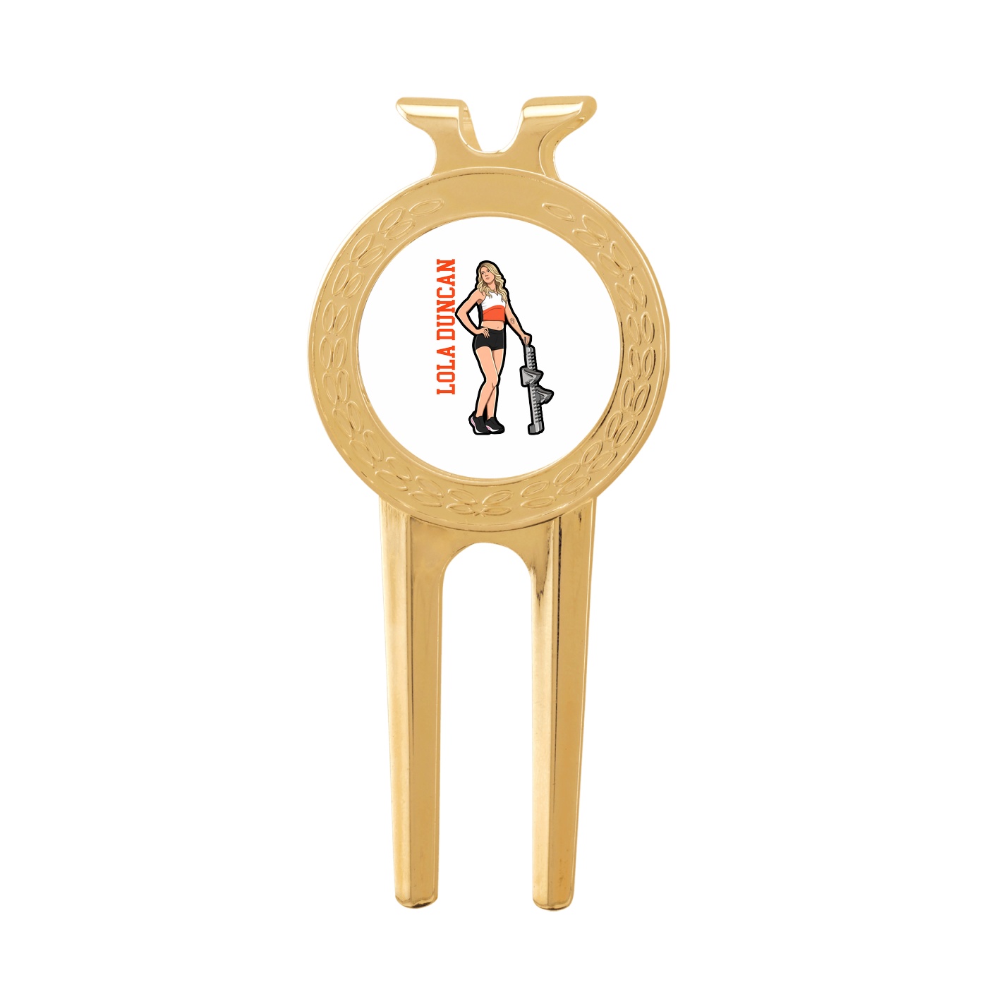 Divot Tool with Ball Marker — Name Vertical in Classic