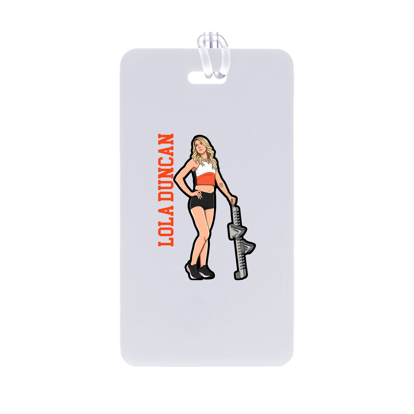 Bag Tag — Name Vertical in Classic