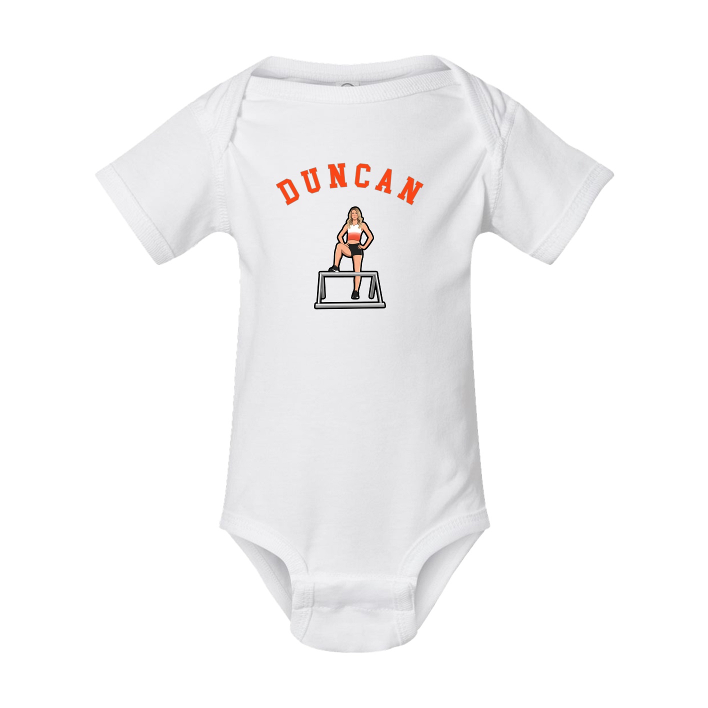 Baby Onesie — Shirsey Arch in White