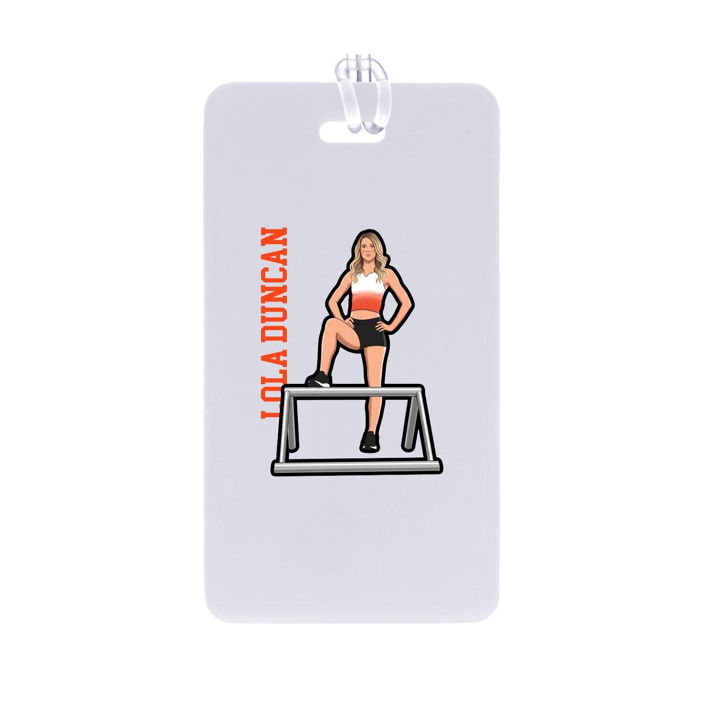 Bag Tag — Name Vertical in Classic