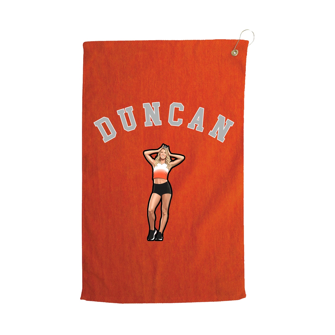 Golf Towel — Shirsey Arch in Orange