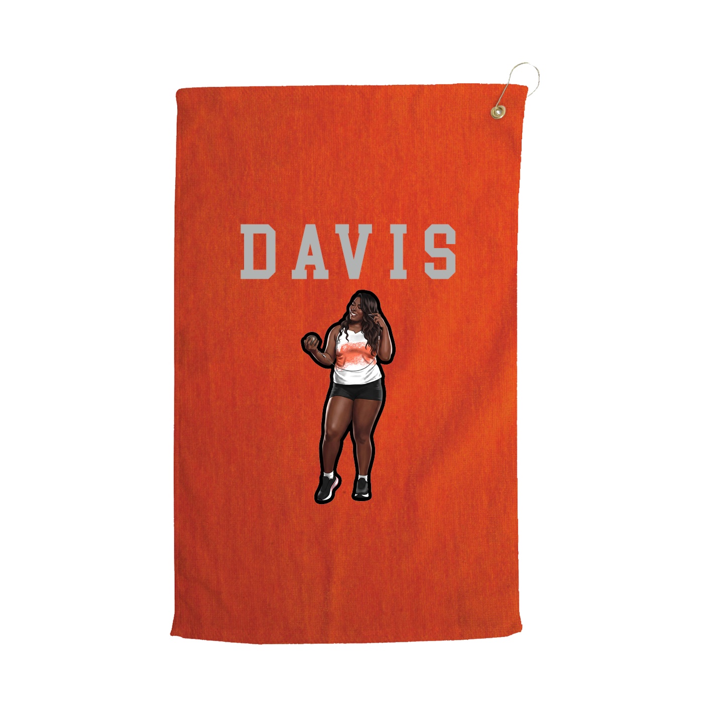 Golf Towel — Shirsey in Orange