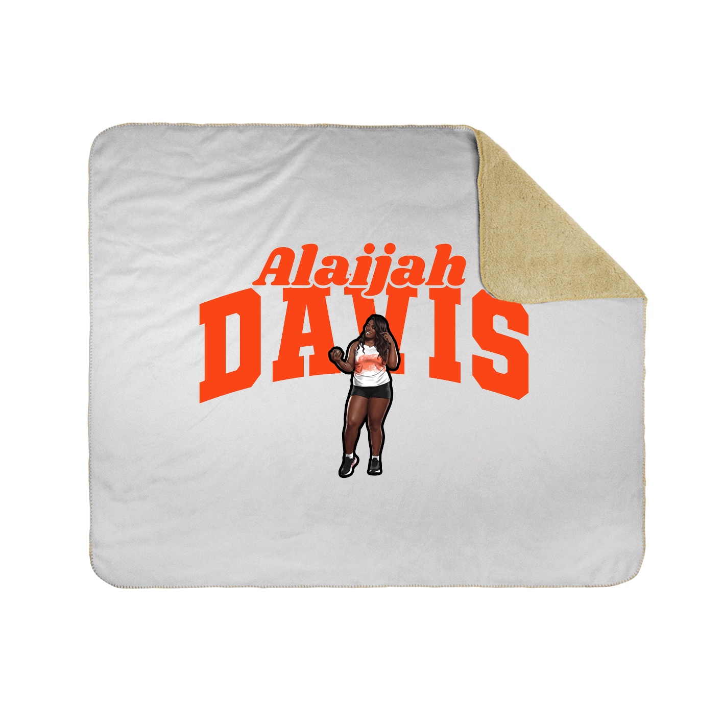 Throw Blanket — Signature Arch in White