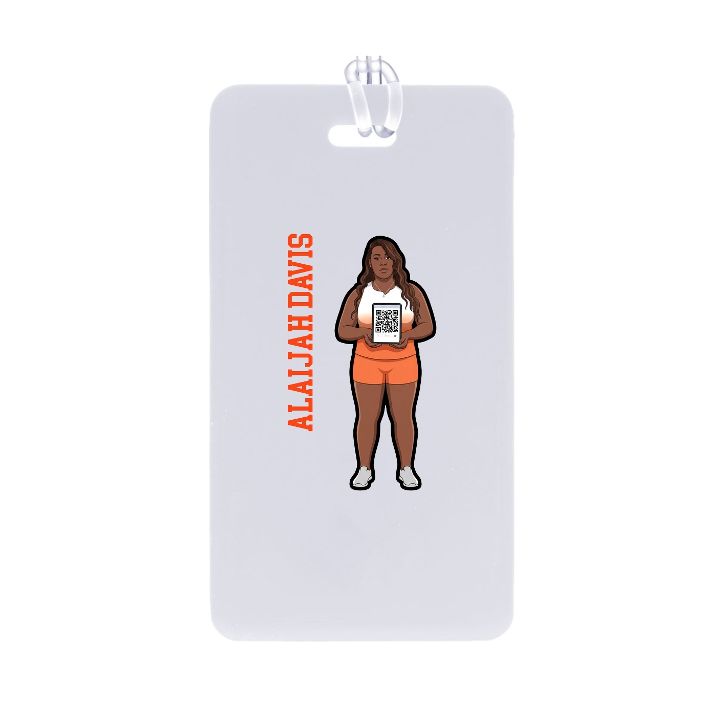 Bag Tag — Name Vertical in Classic