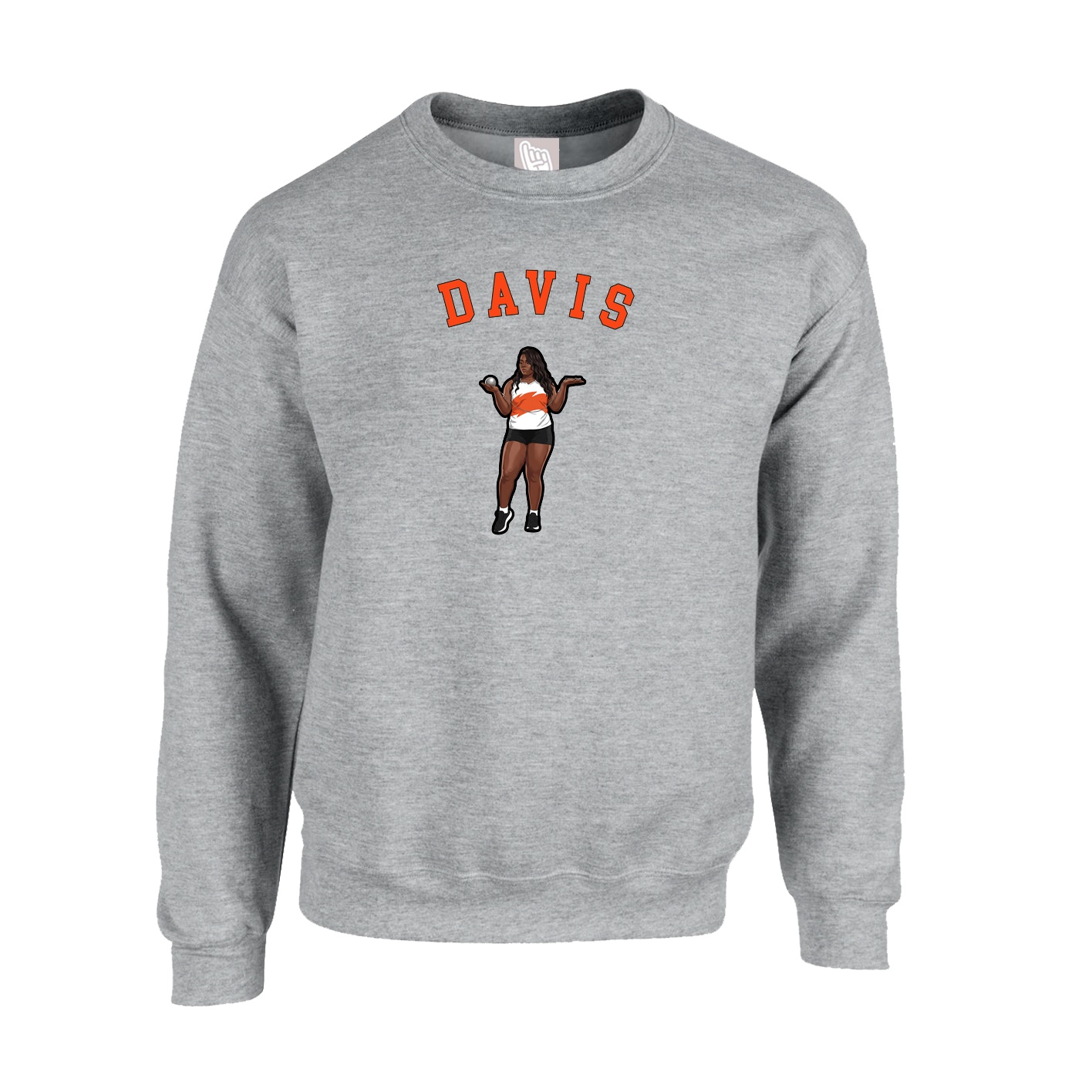 Fleece Crew — Shirsey Arch in Grey