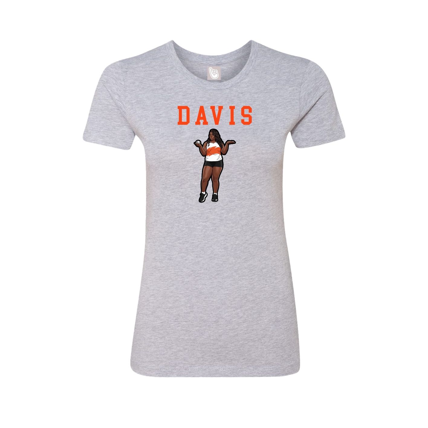 Fitted Women's Tee — Shirsey in Grey