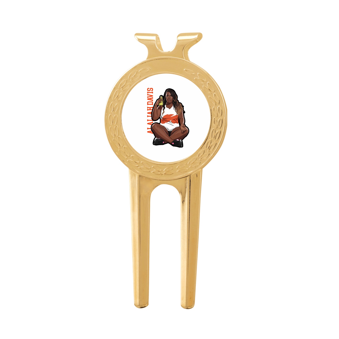 Divot Tool with Ball Marker — Name Vertical in Classic