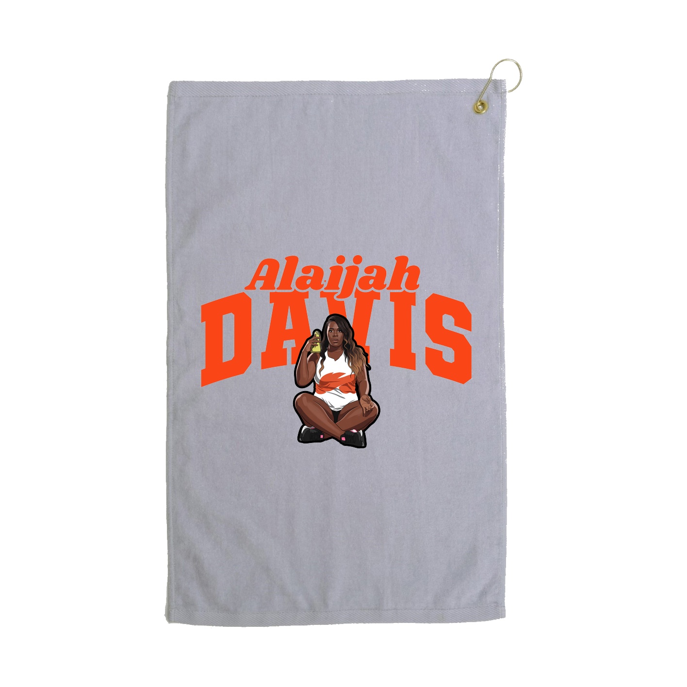 Golf Towel — Signature Arch in Grey