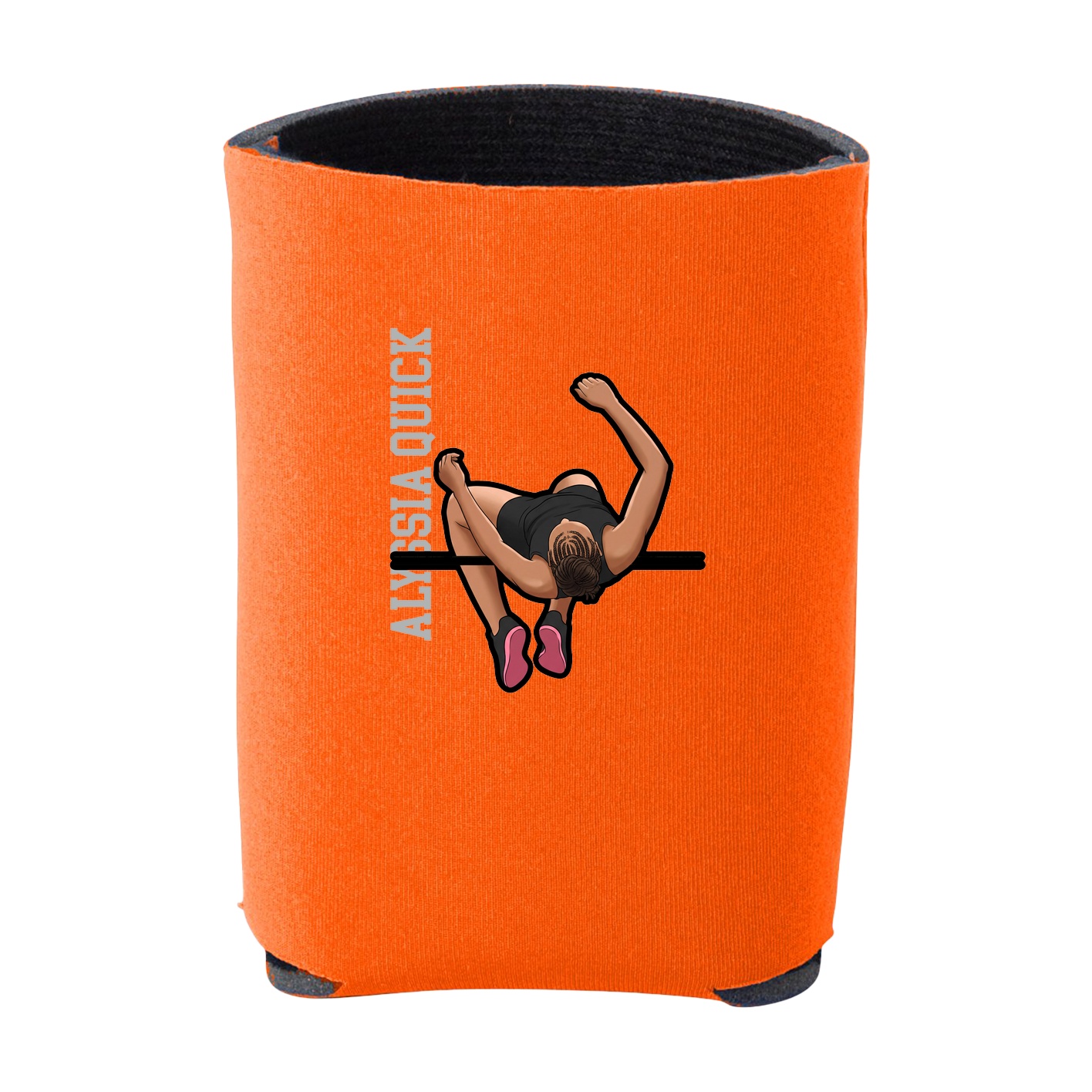 Can Holder — Name Vertical in Orange
