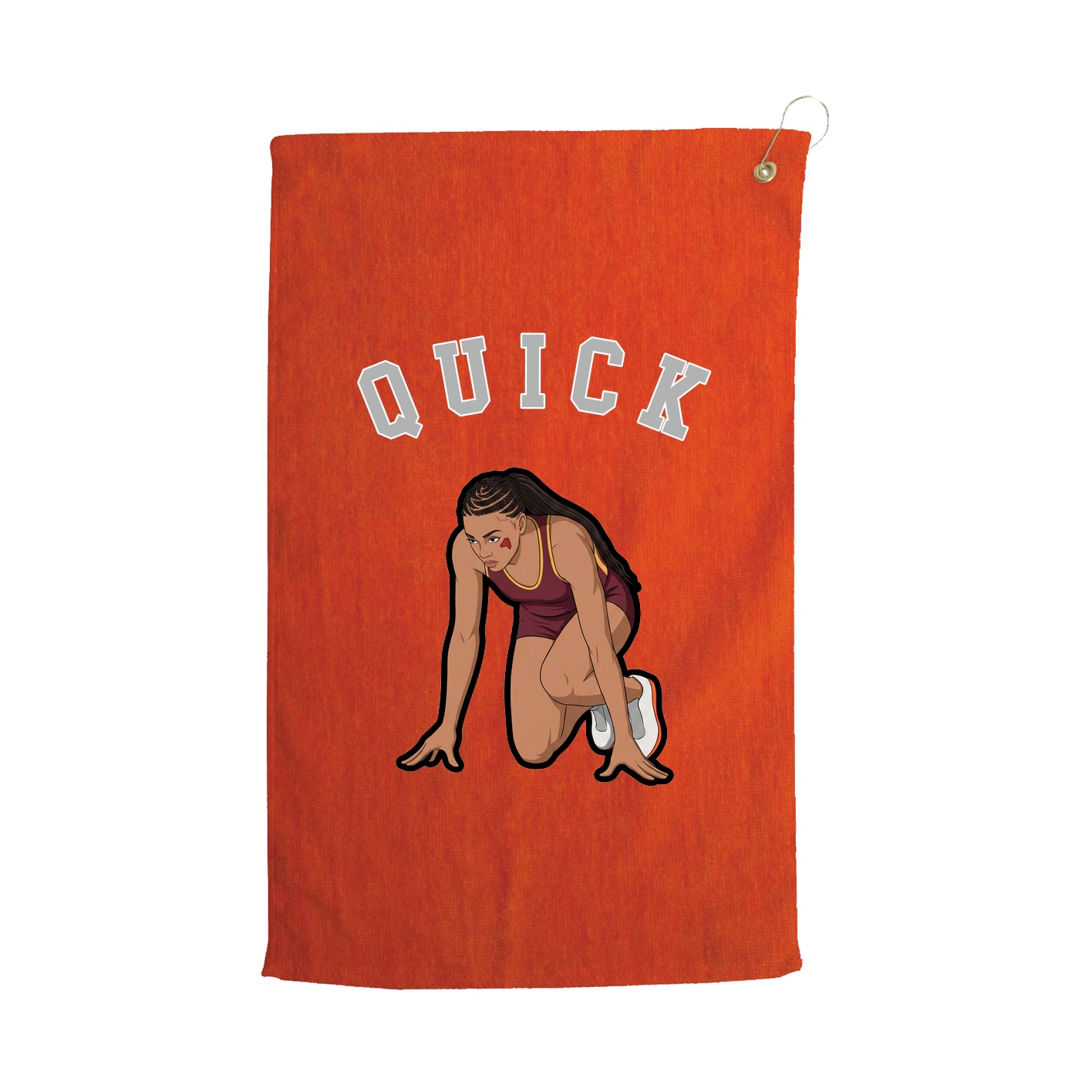 Golf Towel — Shirsey Arch in Orange