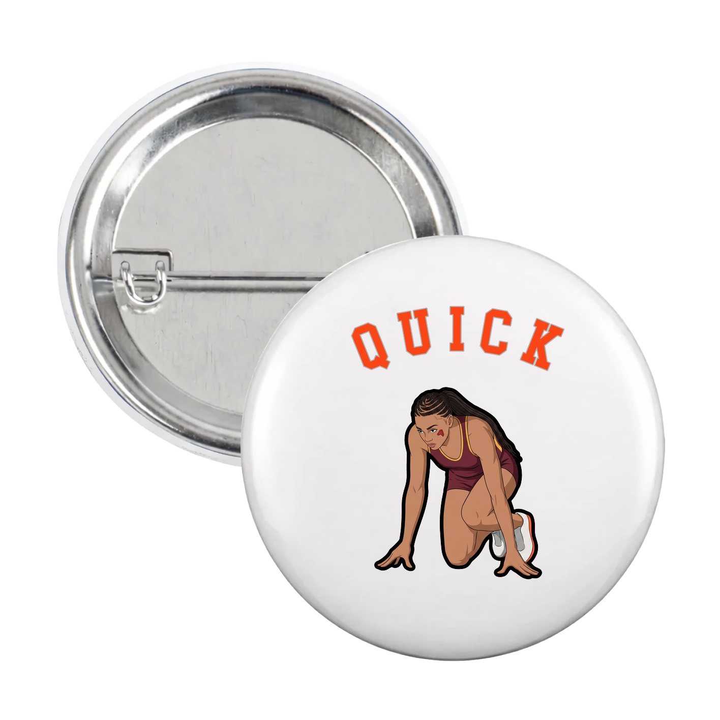 Game Day Button — Shirsey Arch in White
