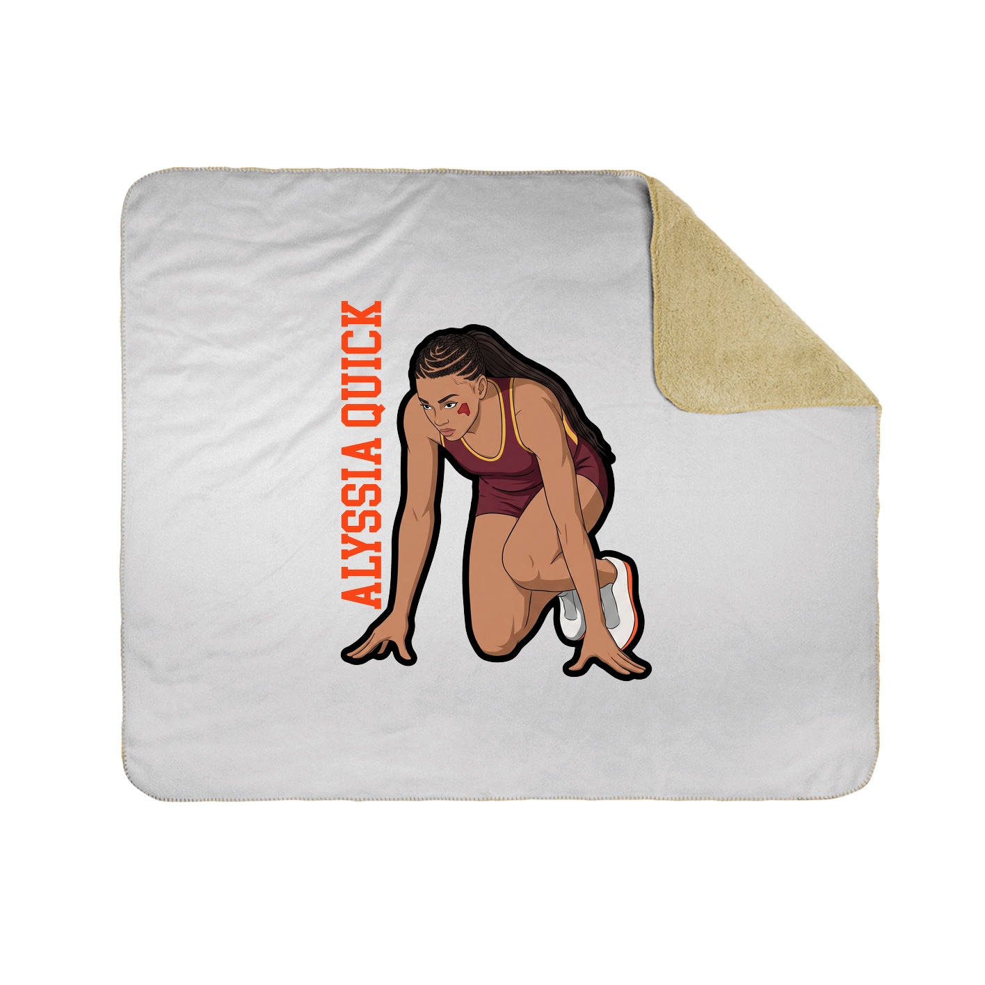 50x60 Sherpa Lined Throw Blanket