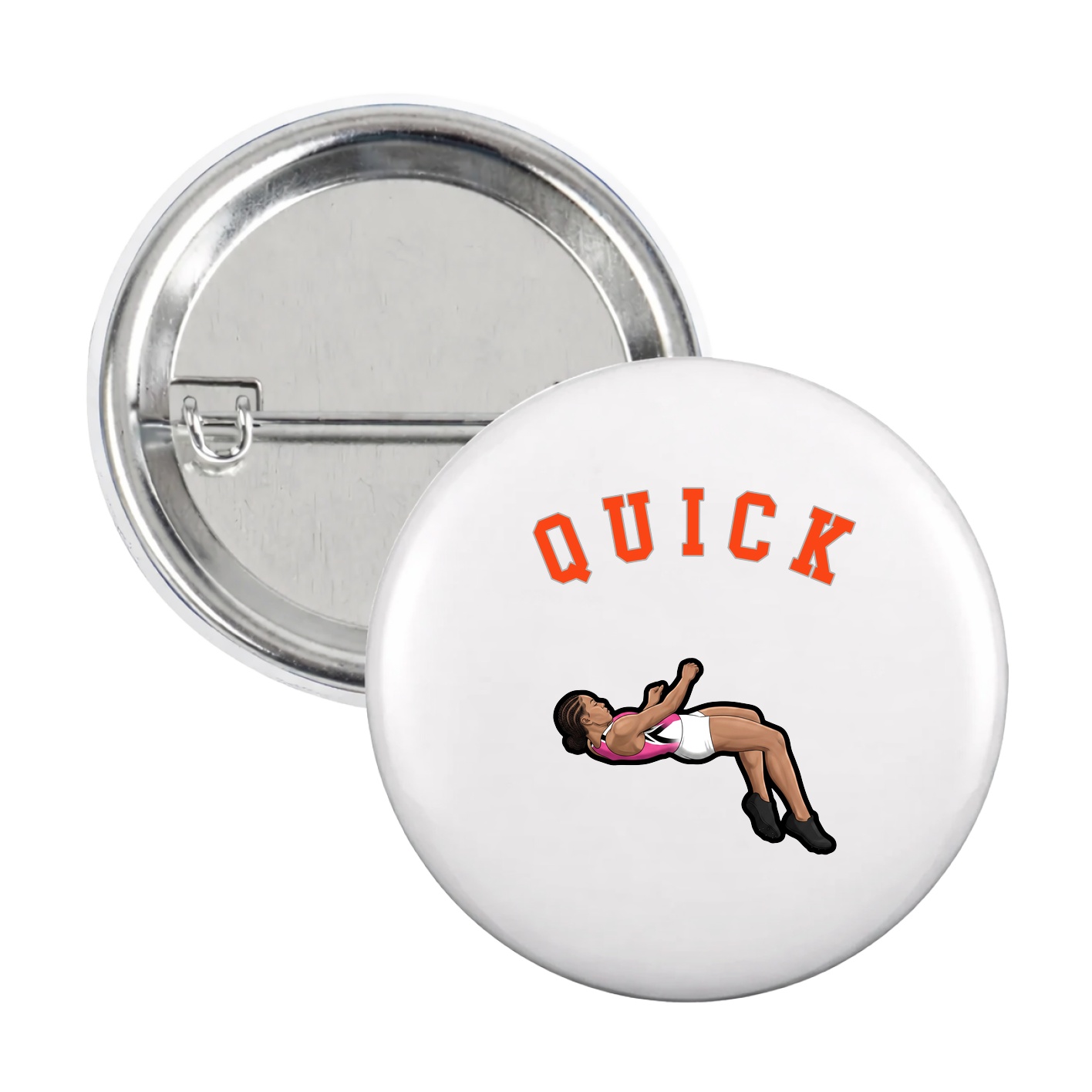 Game Day Button — Shirsey Arch in White