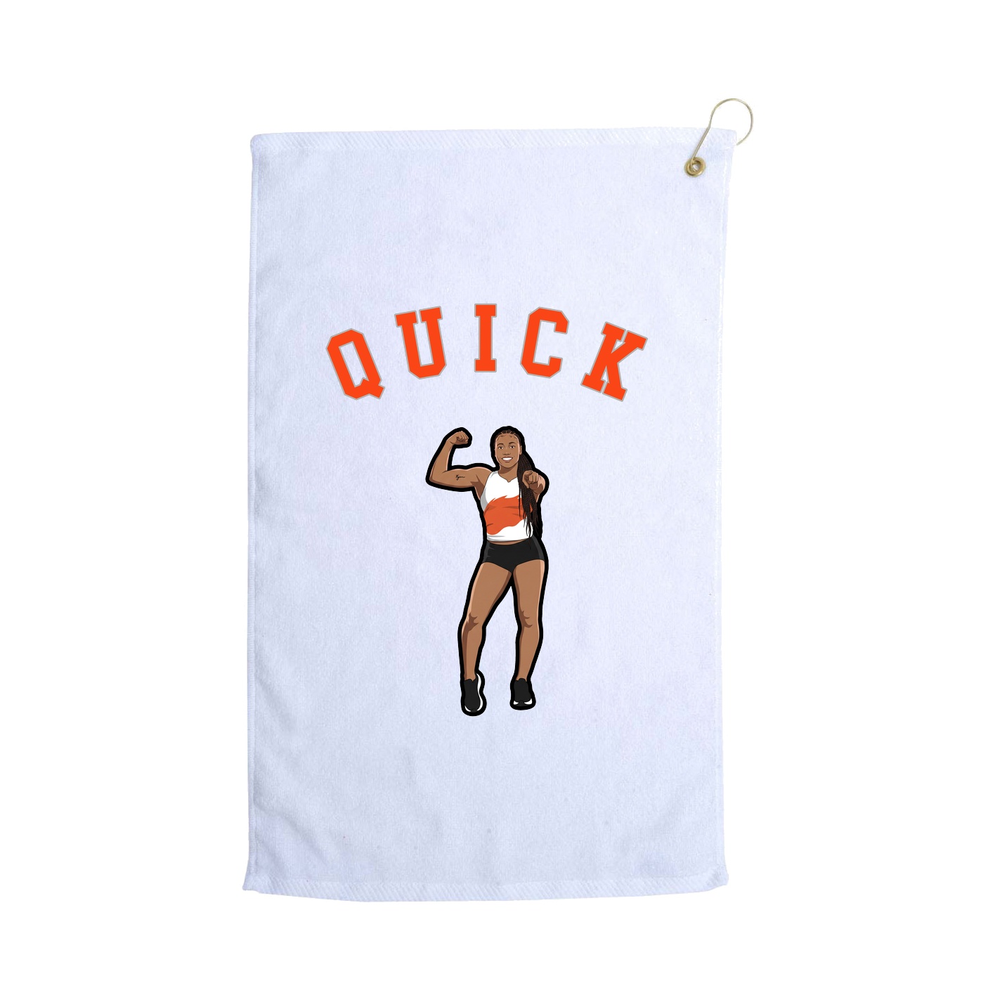 Golf Towel — Shirsey Arch in White