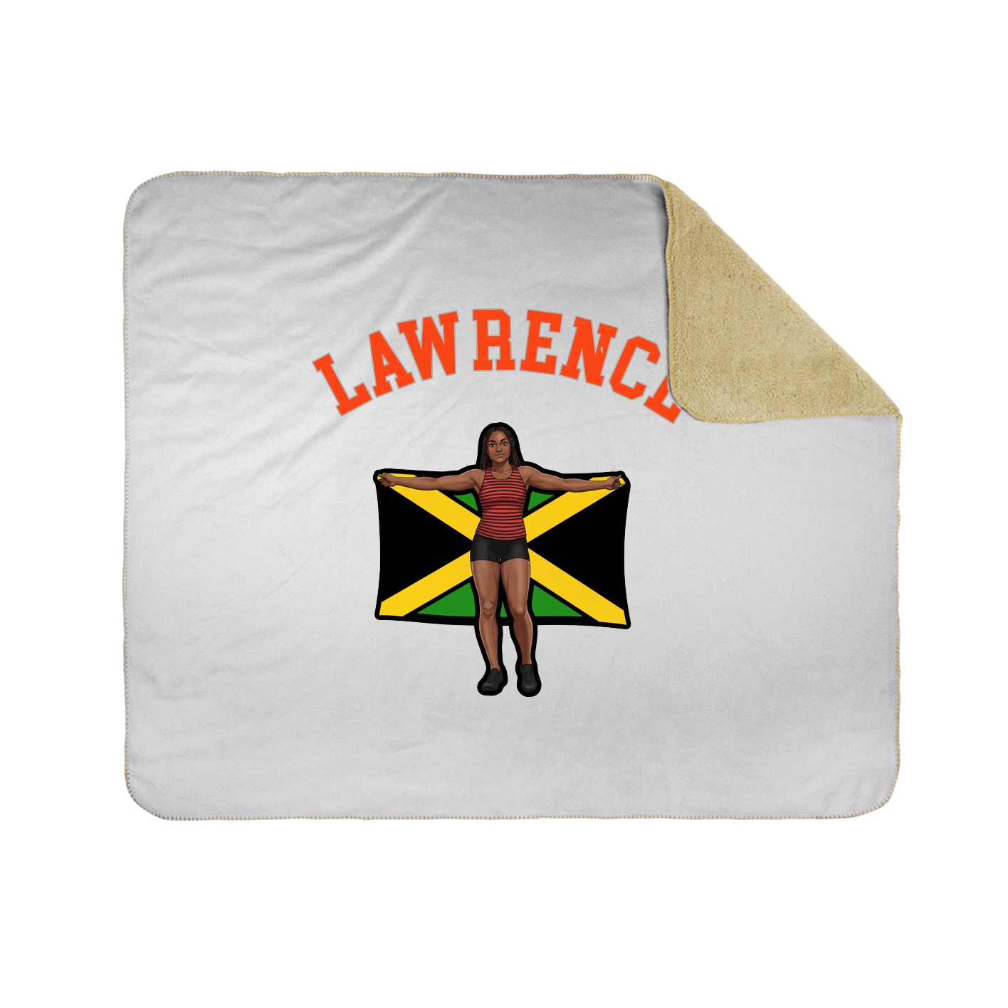 Throw Blanket — Shirsey Arch in White