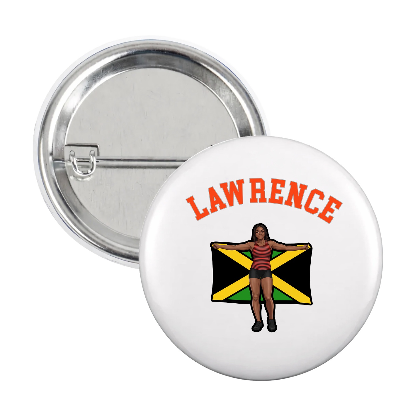Game Day Button — Shirsey Arch in White