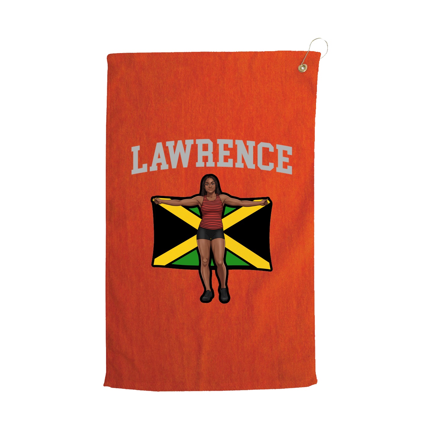 Golf Towel — Shirsey in Orange