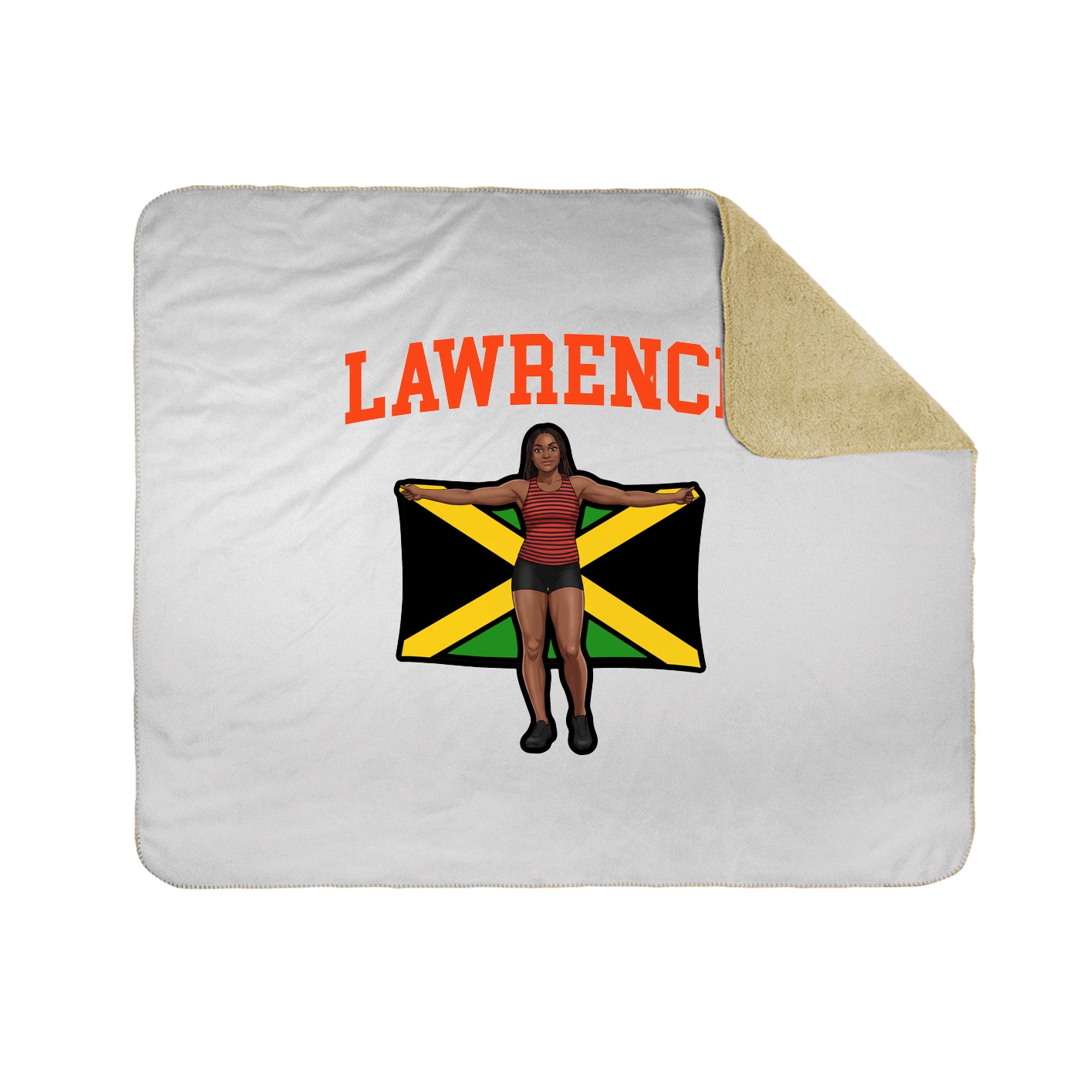 Throw Blanket — Shirsey in White