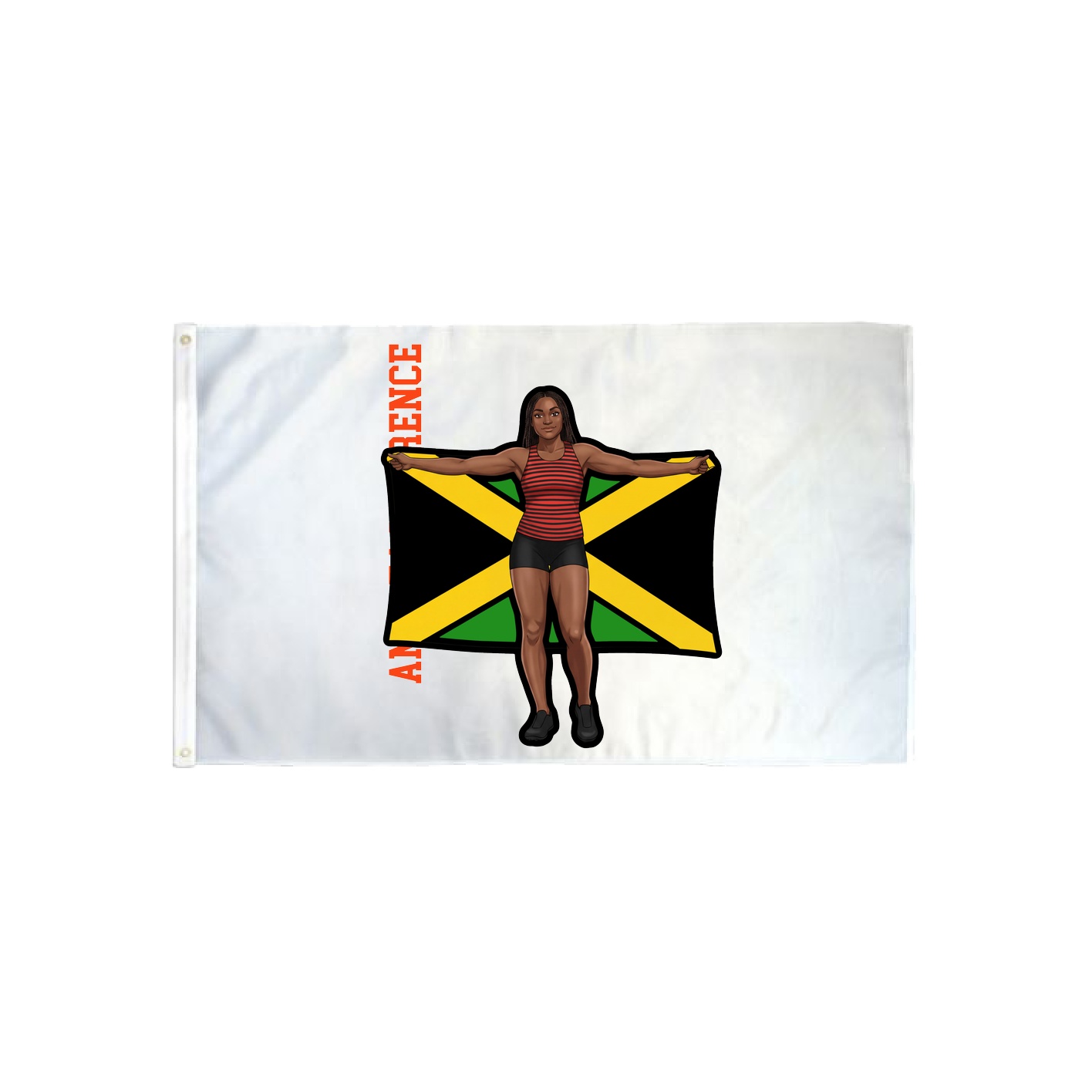 3x5 Flag — Name Vertical in Classic