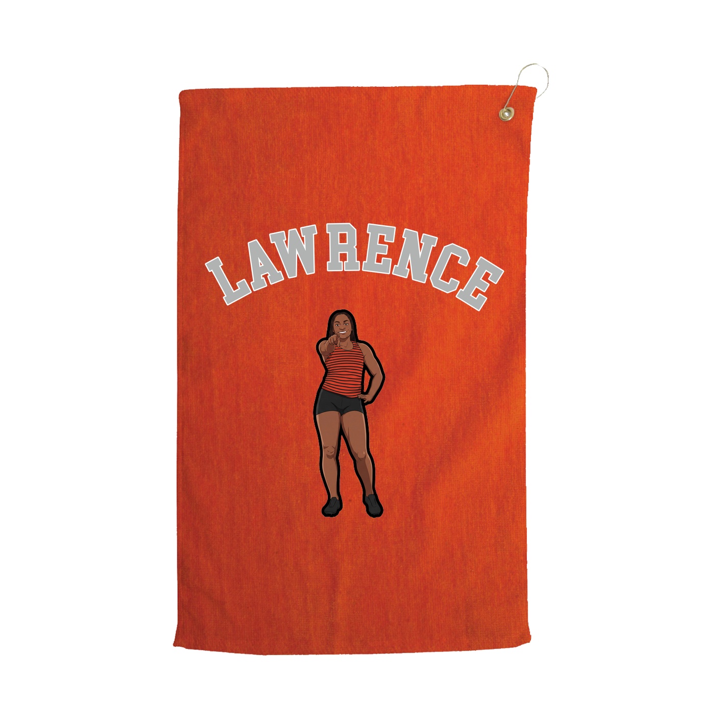 Golf Towel — Shirsey Arch in Orange