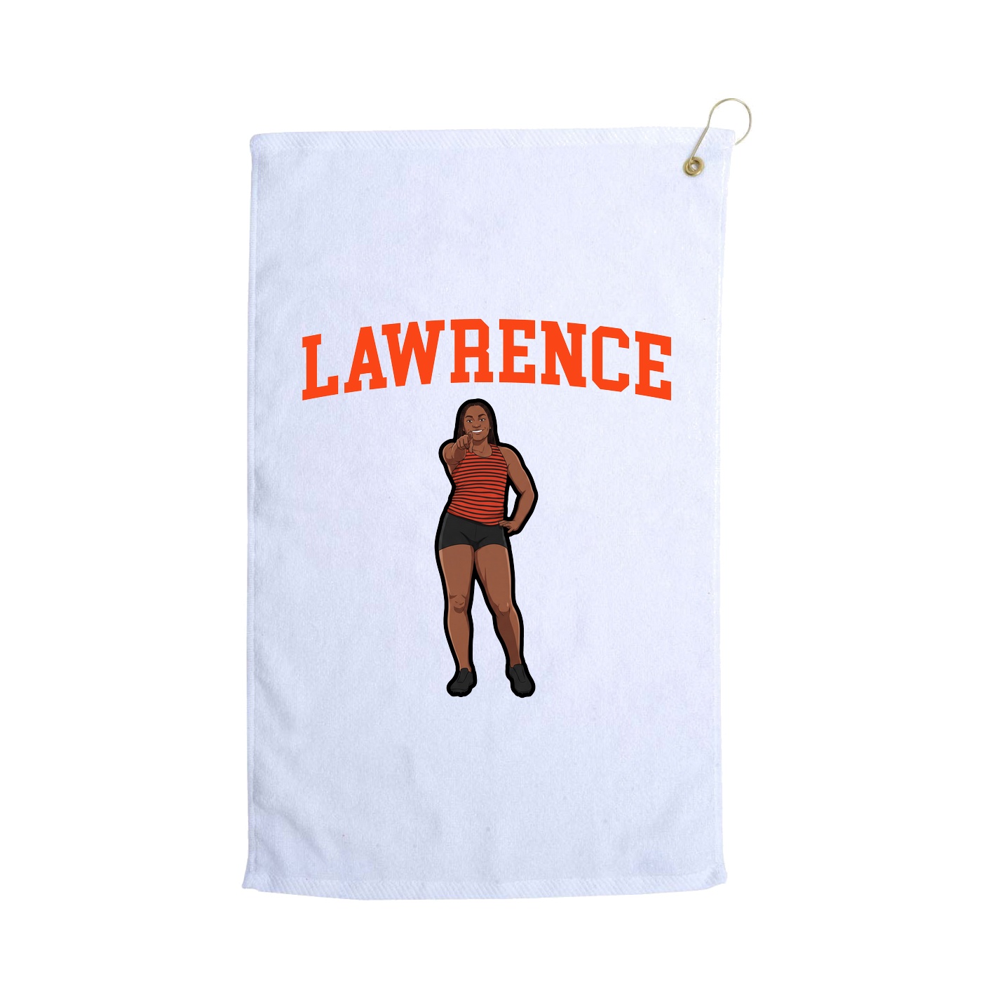 Golf Towel — Shirsey in White