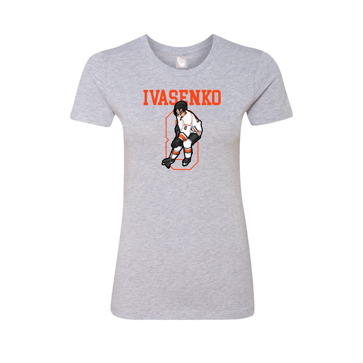 Fitted Women's Tee — Shirsey in Grey