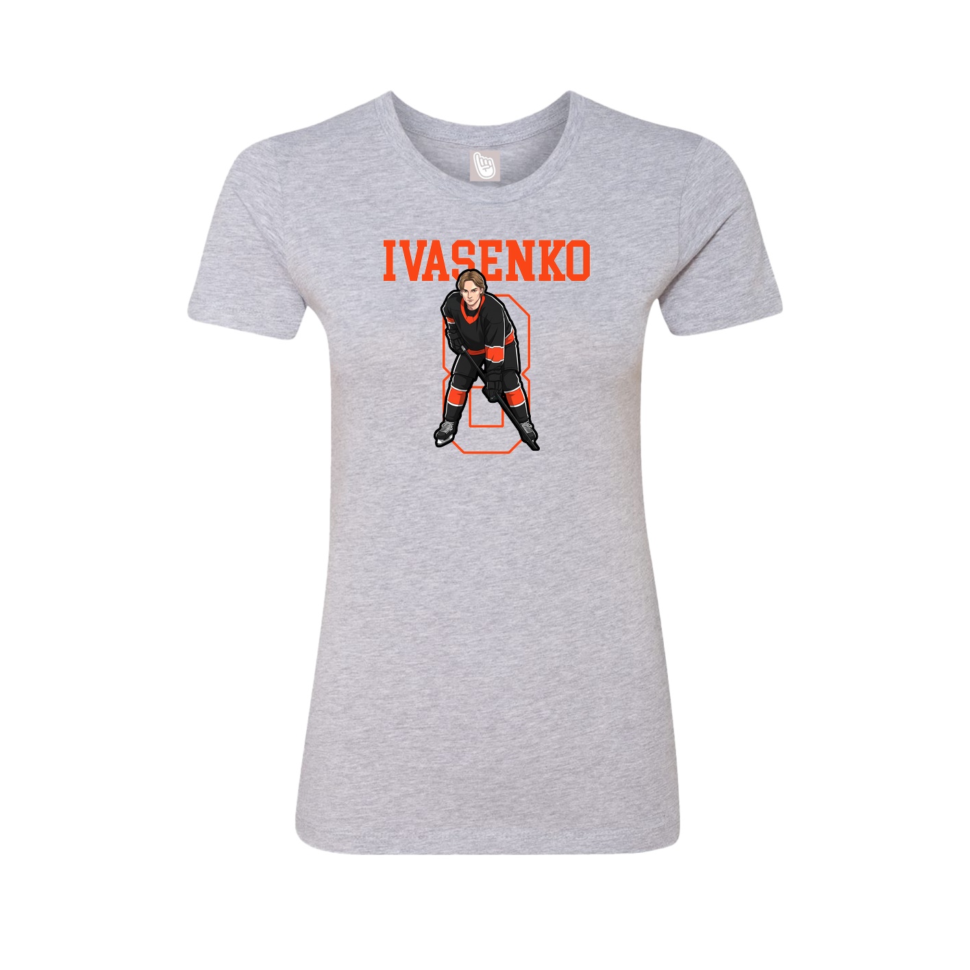 Fitted Women's Tee — Shirsey in Grey