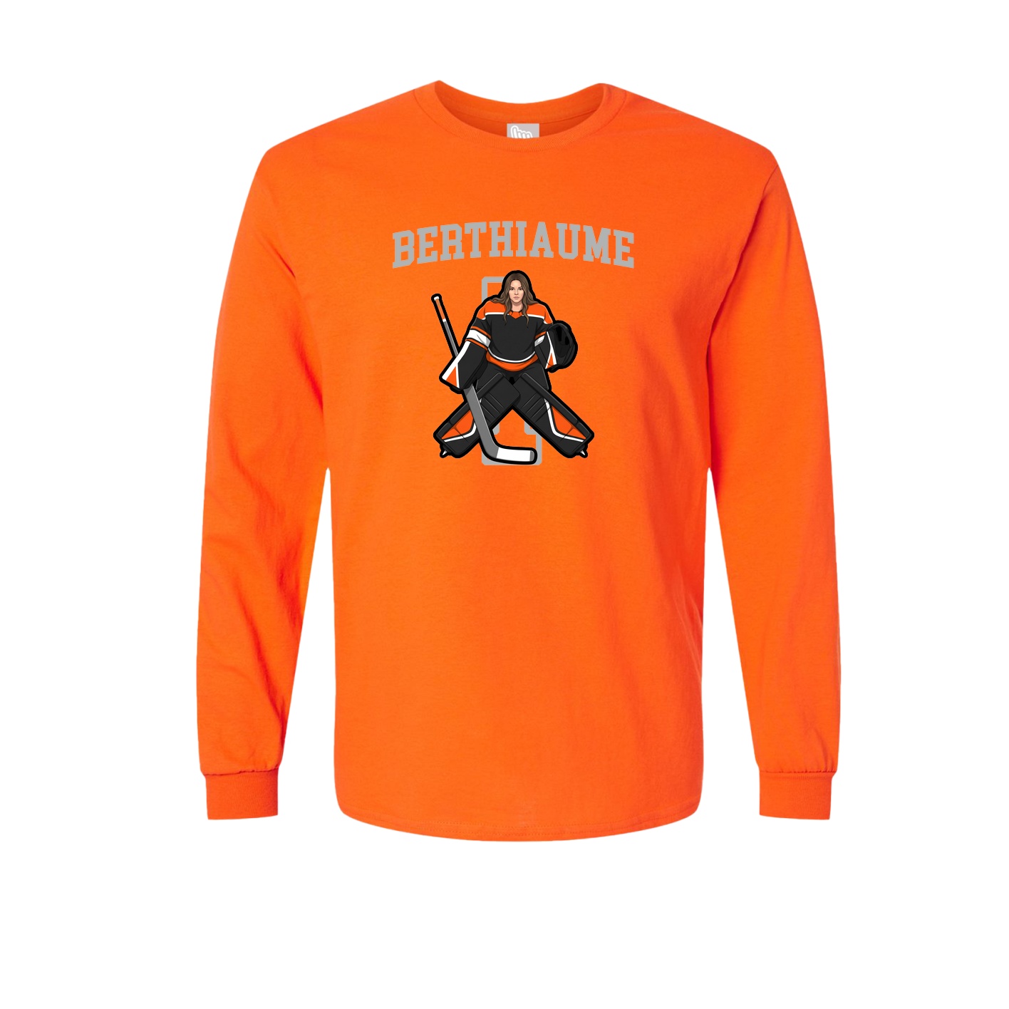 Long Sleeve Tee — Shirsey in Orange