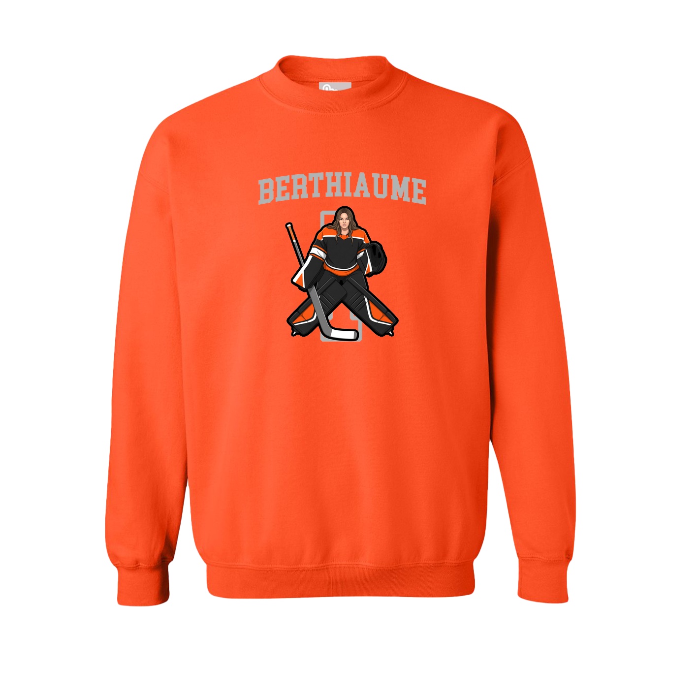 Fleece Crew — Shirsey in Orange