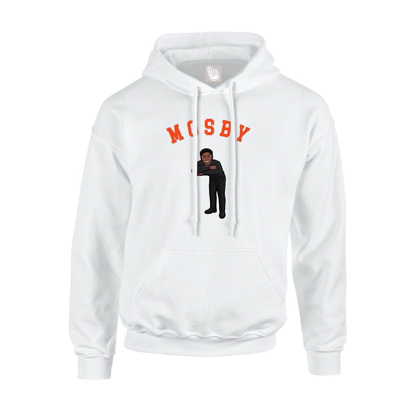 Hoodie — Shirsey Arch in White