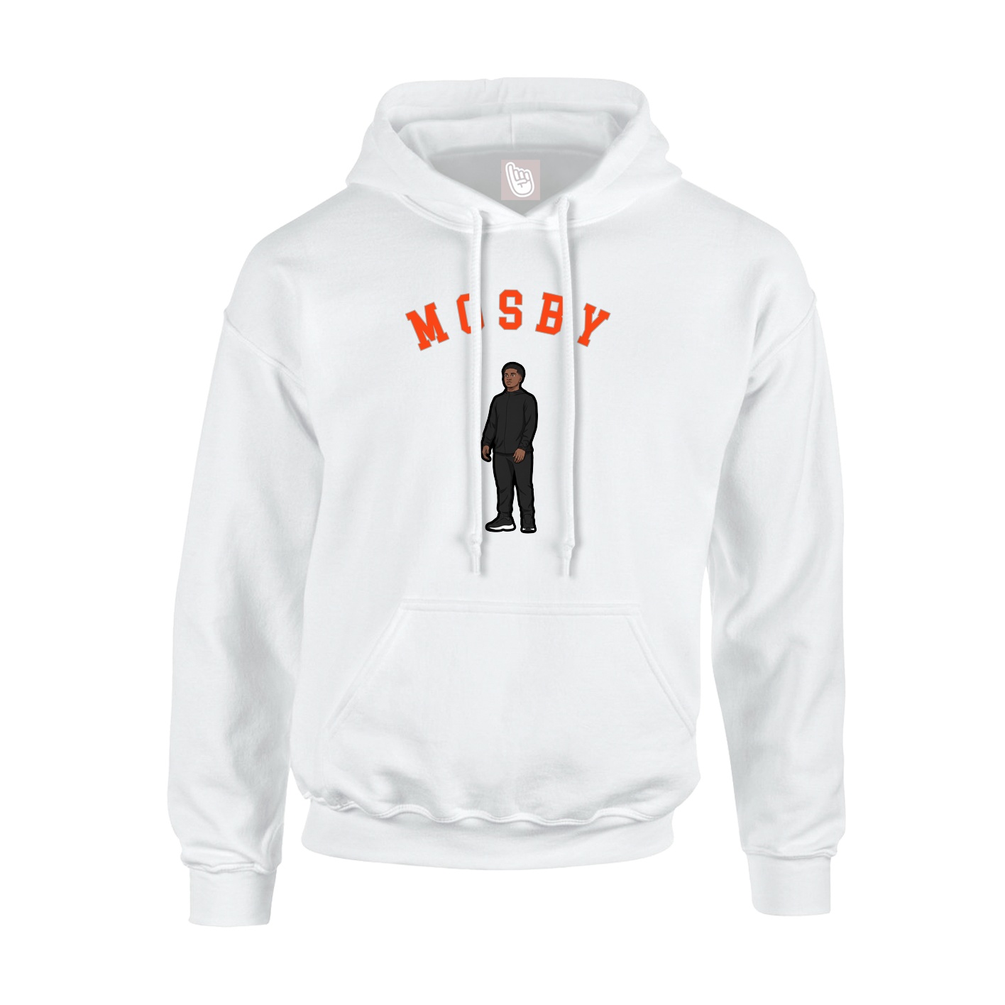 Hoodie — Shirsey Arch in White