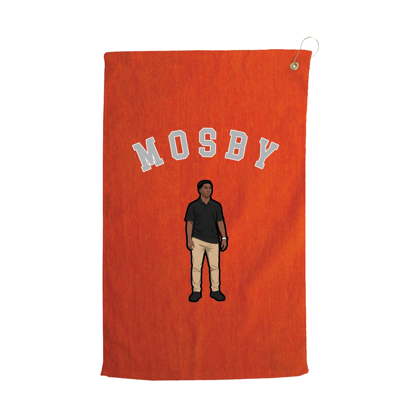 Golf Towel — Shirsey Arch in Orange