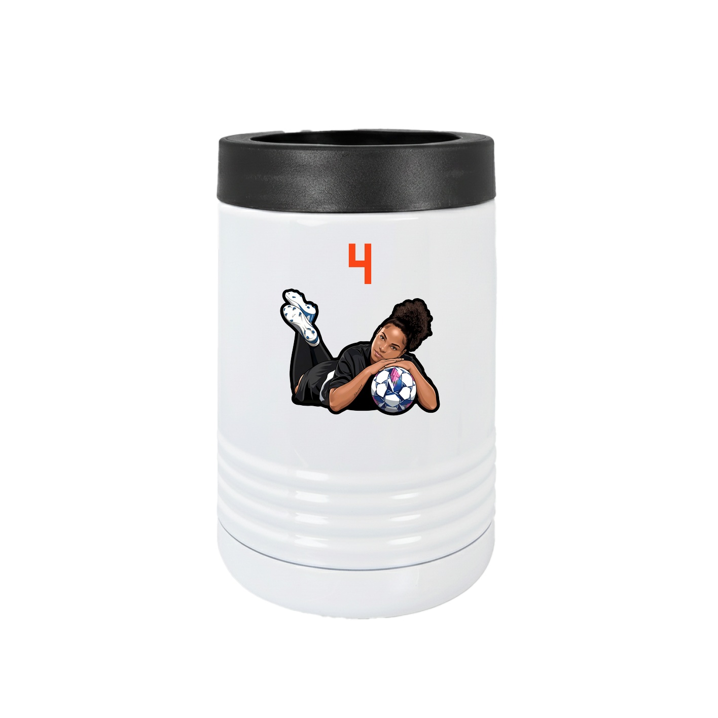 Beverage Holder — Number Top in White