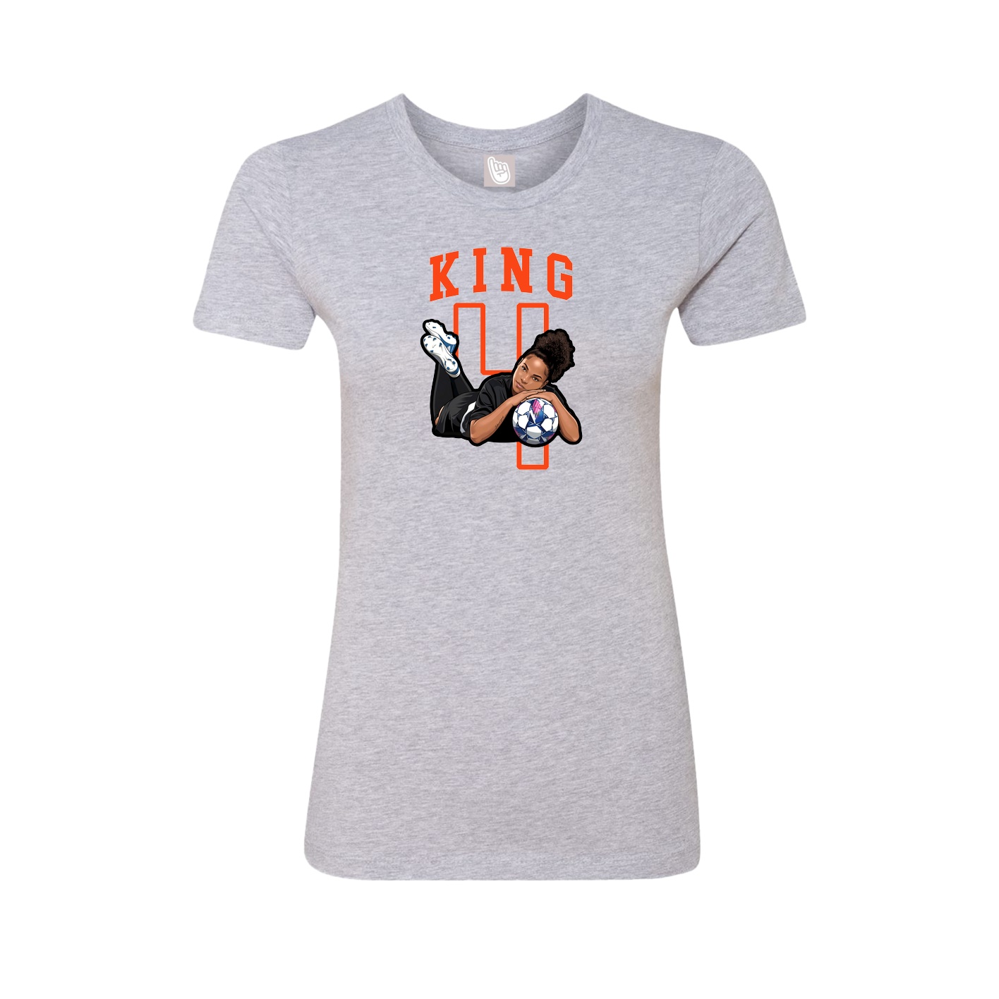 Fitted Women's Tee — Shirsey in Grey