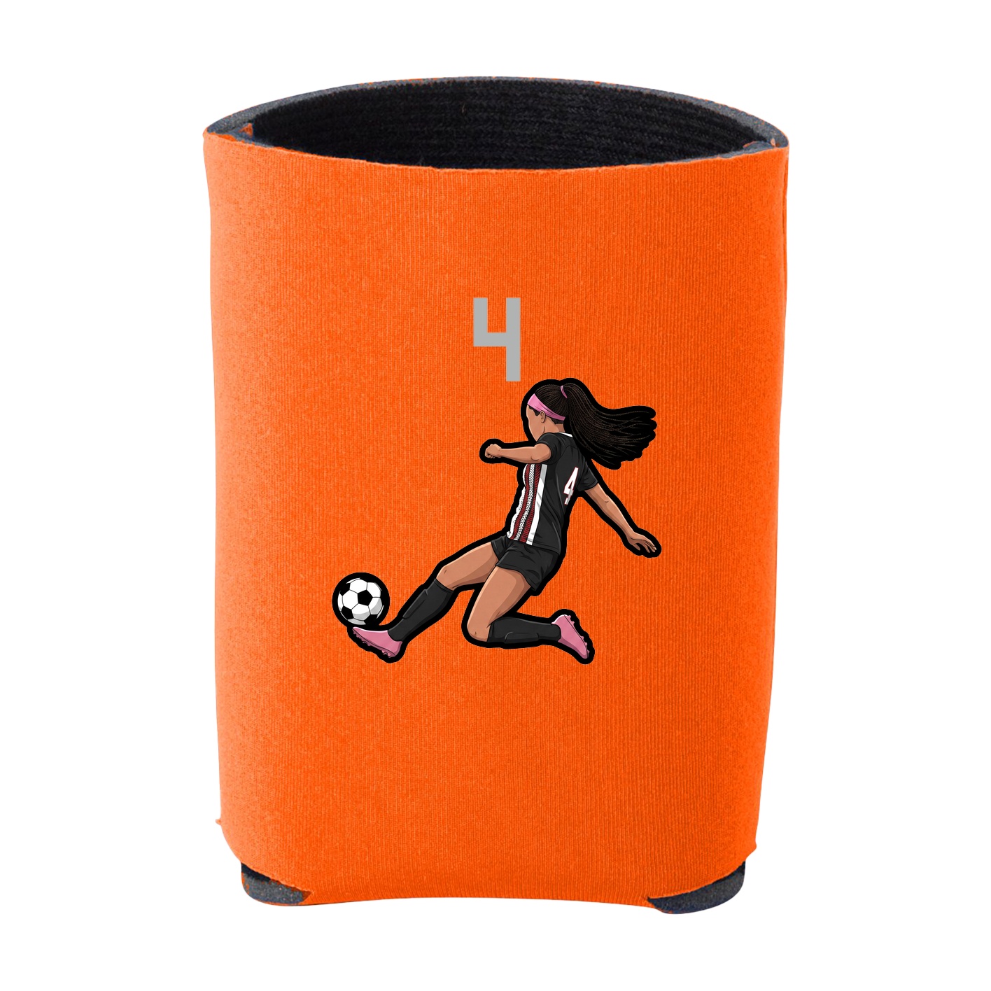 Can Holder — Number Top in Orange
