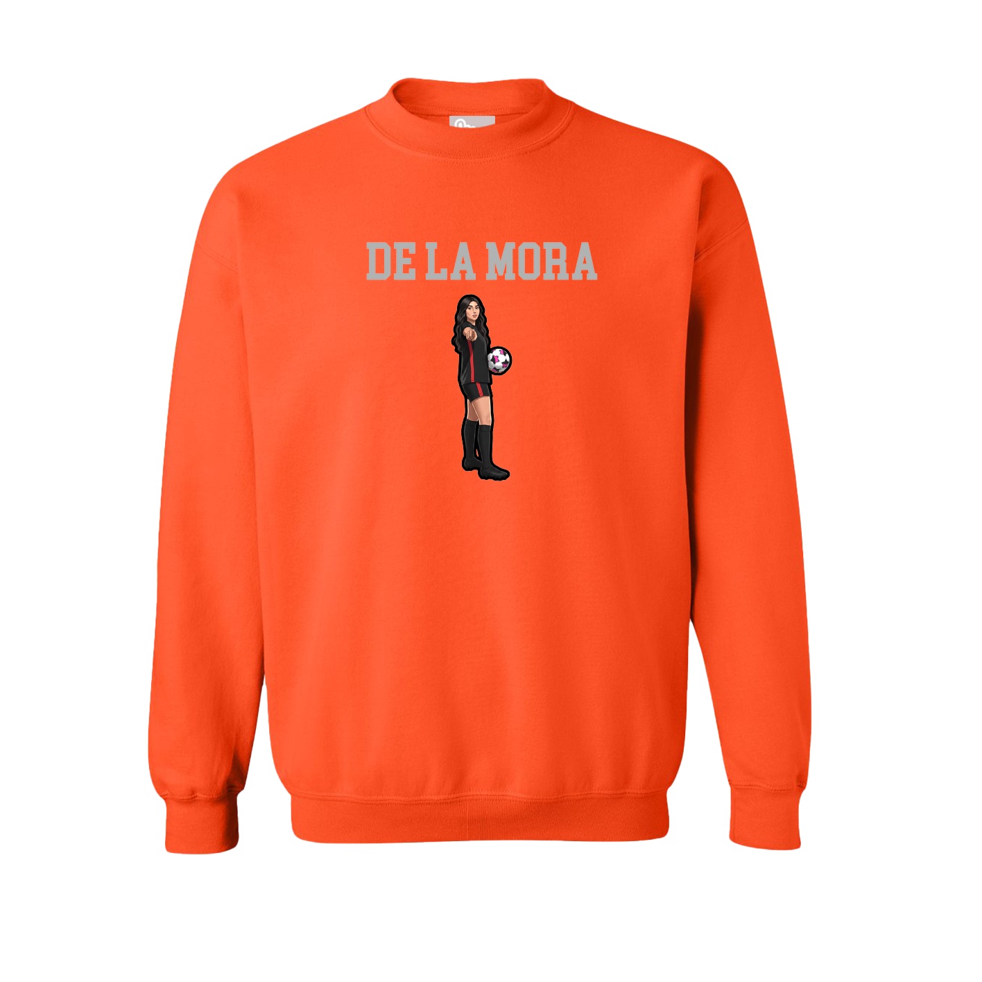 Fleece Crew — Shirsey in Orange