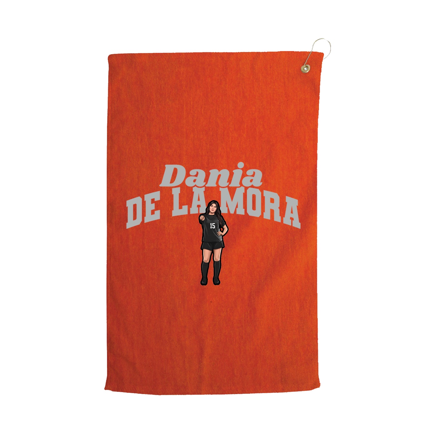 Golf Towel — Signature Arch in Orange
